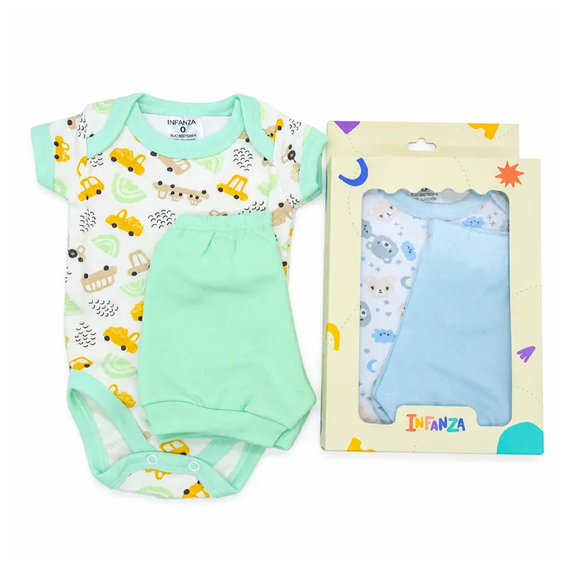 Set Body de Manga Corta + Short Nene A&M