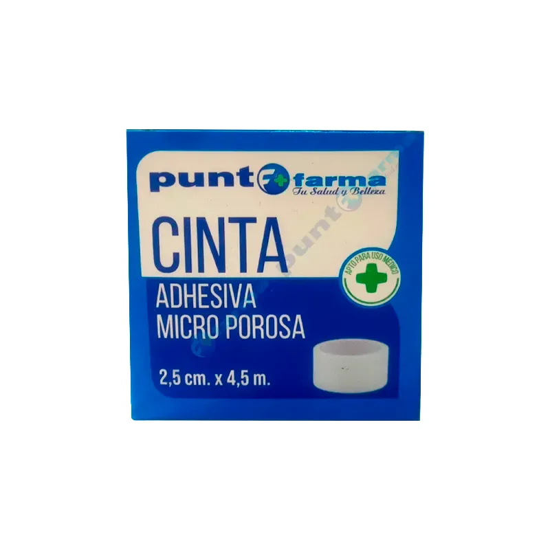 Cinta Adhesiva Micro Porosa 2,5 Cm x 4,5 M Punto Farma