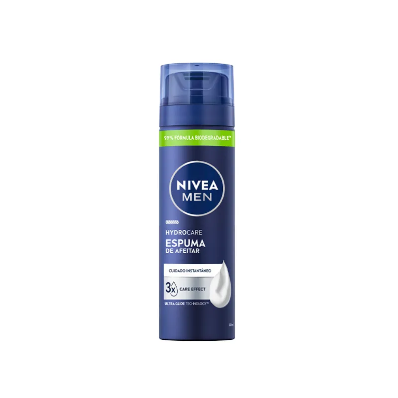 Espuma de Afeitar HydroCare Nivea - Cont.200 mL