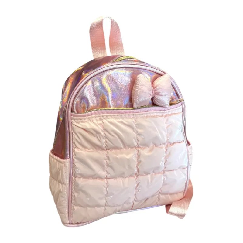 Mochila Infantil Rosa Fuzion - 1 Unidad