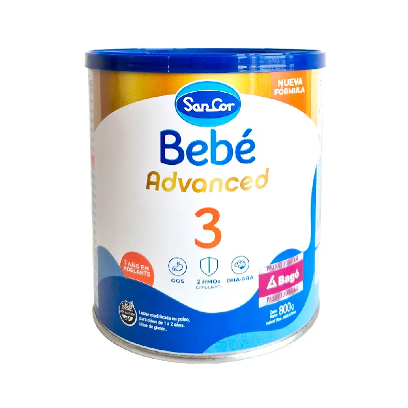 Sancor Bebé Advance 3 Polvo - Caja de 800 gramos