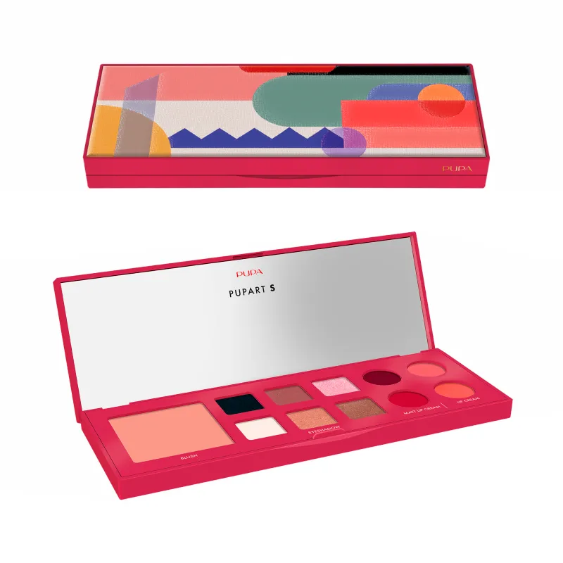 Paleta de Maquillajes Para Rostro Ojos y Labios Pupa Pupart S 003 Burgundy