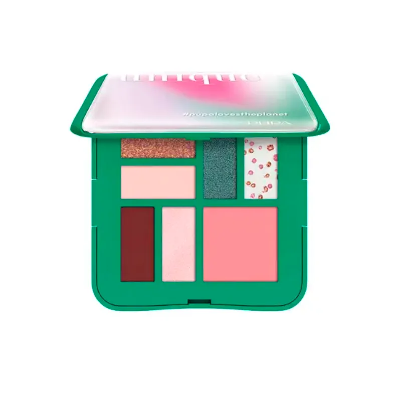 Paleta Multifuncional de Rubor y Sombras Life in Color Emerald Pupa