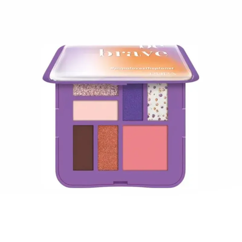 Paleta Multifuncional de Rubor y Sombras Life in Color Purple Pupa
