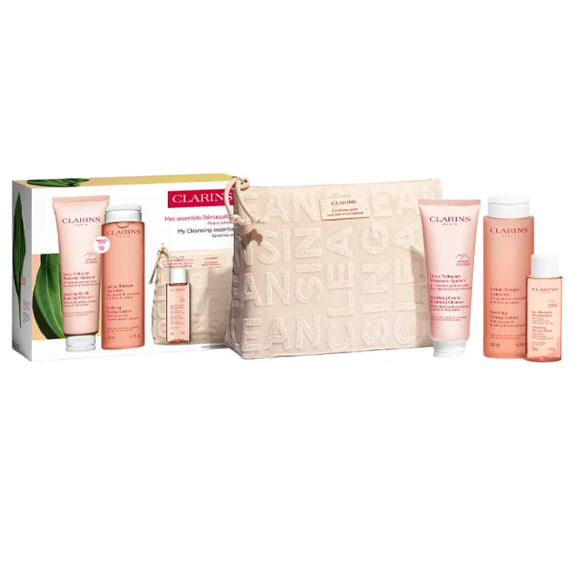 Set de Limpieza Esencial para Pieles Sensibles Clarins