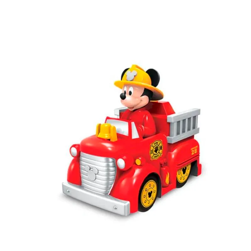 Camión de Bomberos Disney Press N”Go Rojo de Mickey Mouse