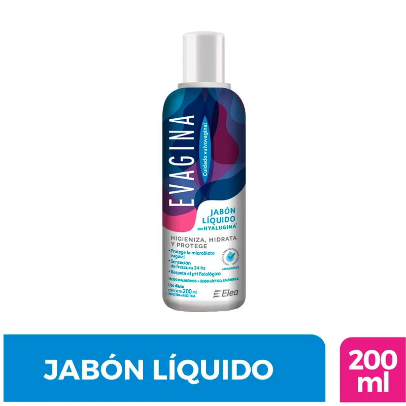 Evagina Jabon Liquido Intimo - Frasco de 200 mL
