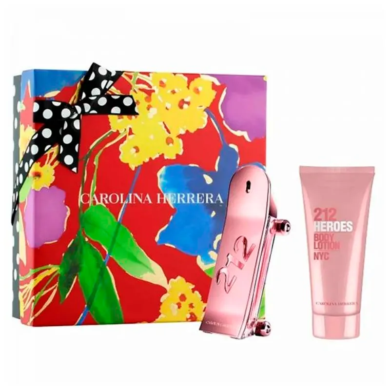 Set 212 Heroes Her Eau de Parfum 80 ml+ Body Lotion 100 ml Carolina Herrera