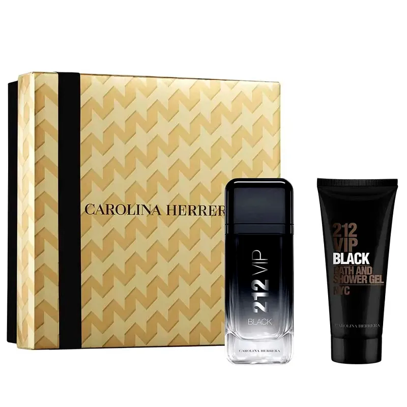 Set 212 Vip Black Eau de Toilette 100 ml+ SG 100 ml Carolina Herrera