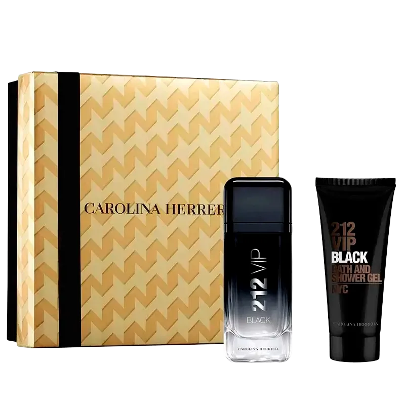 Set 212 Vip Black Eau de Toilette 100 ml+ SG 100 ml Carolina Herrera