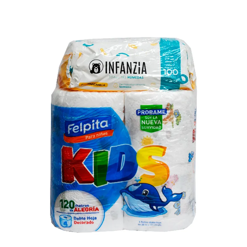 Felpita Kids Pack + Toallita Manzanilla Infanzia