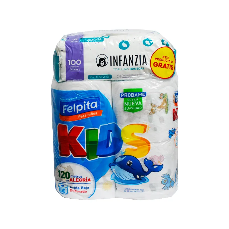 Felpita Kids Pack + Toallita Aloe Infanzia