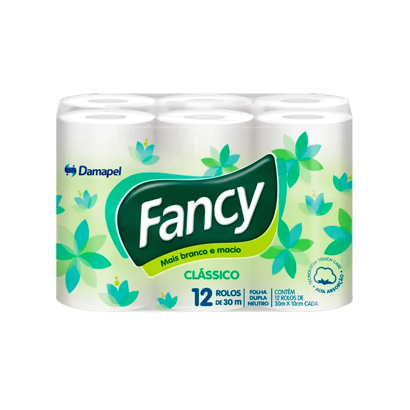 Papel Higienico Hoja Doble Fancy - Cont.12 x 30 metros