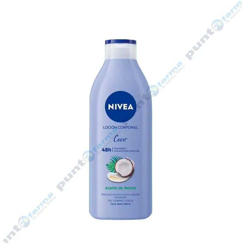 Locion Corporal Coco y Aceite de Monoi Nivea - Cont.400 mL