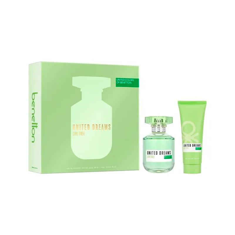 Set United Dreams Eau de Toilette 80 mL + Body Locion 75 mL