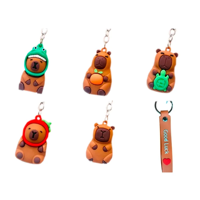 Llavero Animal Capibara 4 cm Modelos Varios Kima - 1 Unidad