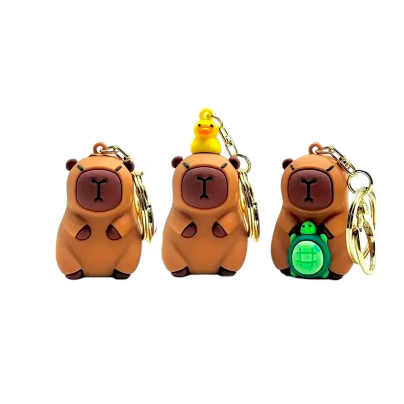 Llavero Animal Capibara Modelos Varios Kima - 1 Unidad
