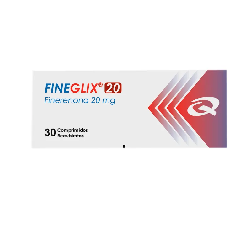 Fineglix Finerenona 20 mg - Cont. 30 Comprimidos Recubiertos