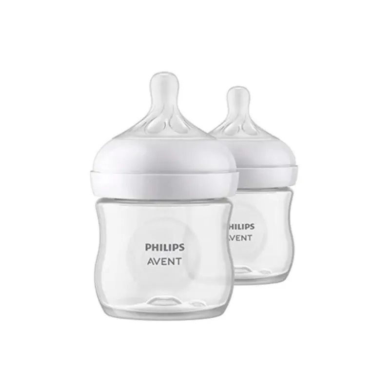 Set de 2 Biberones Natural Response Transparente Philips Avent - 125mL