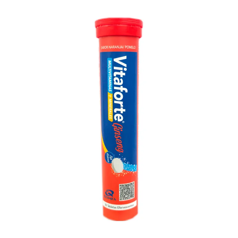 Vitaforte Ginseng Multivitaminas + Minerales - Cont. 20 Tabletas Efervescentes