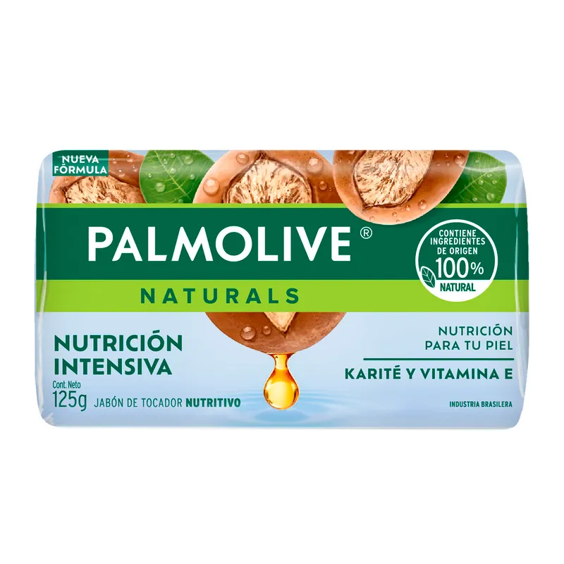 Jabon en Barra Natural Karité y Vitamina E Palmolive - Cont.125 gr