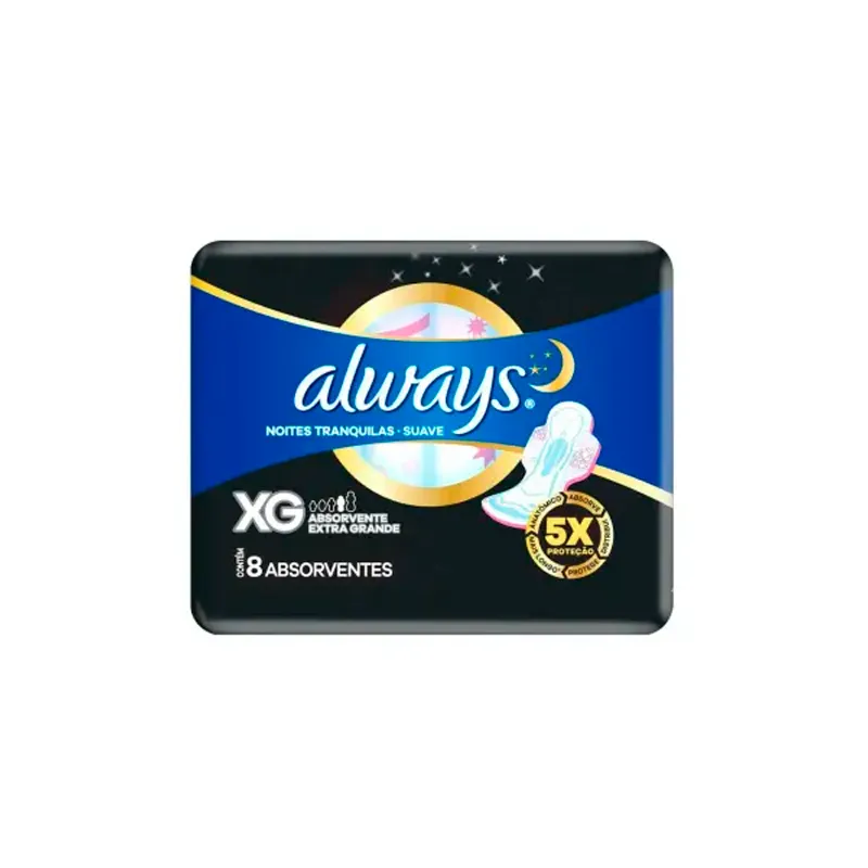 Toallas Higienicas Talle XG Suave Always - Cont.8 unidades
