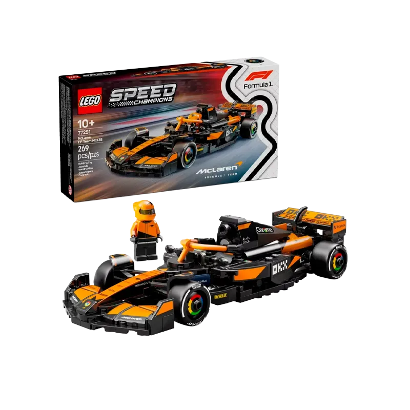 auto de carreras mclaren f1 lego