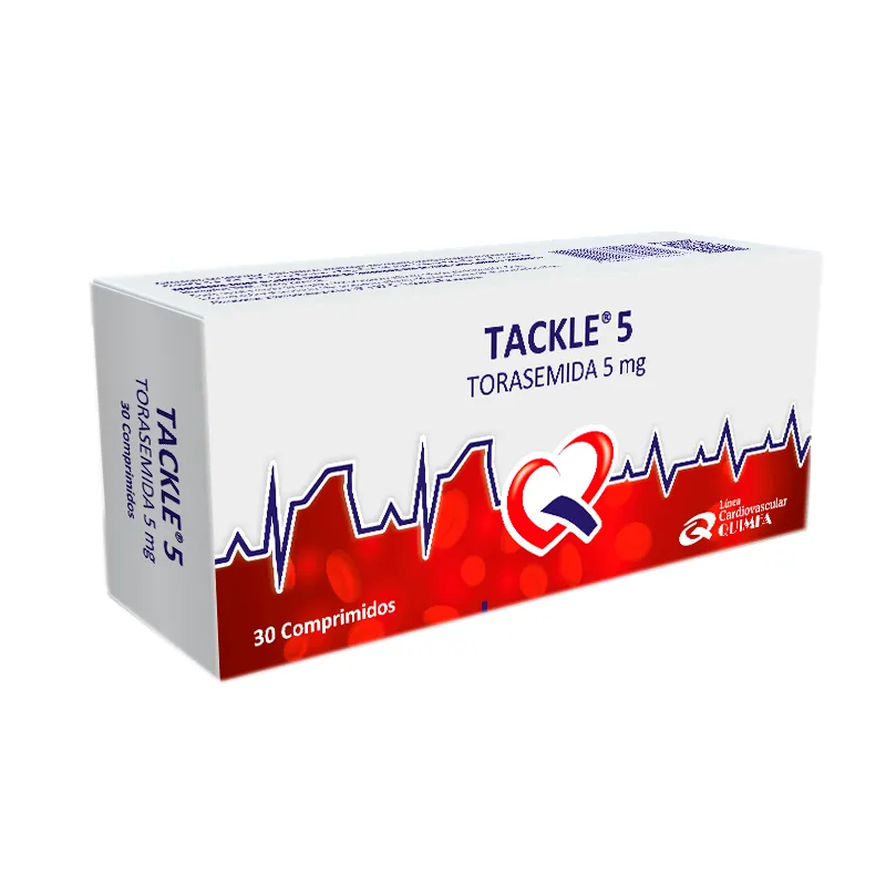Tackle 5 Torasemida 5 mg - Cont. 30 Comprimidos