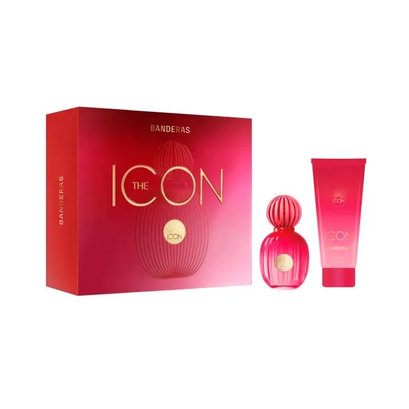 Set Icon Fem Eau de Parfum 50 ml+ Body Lotion Antonio Banderas