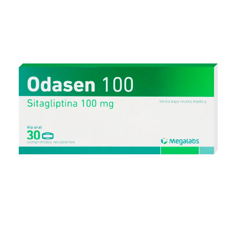Odasen Sitagliptina 100 mg - Cont. 30 Comprimidos Recubiertos
