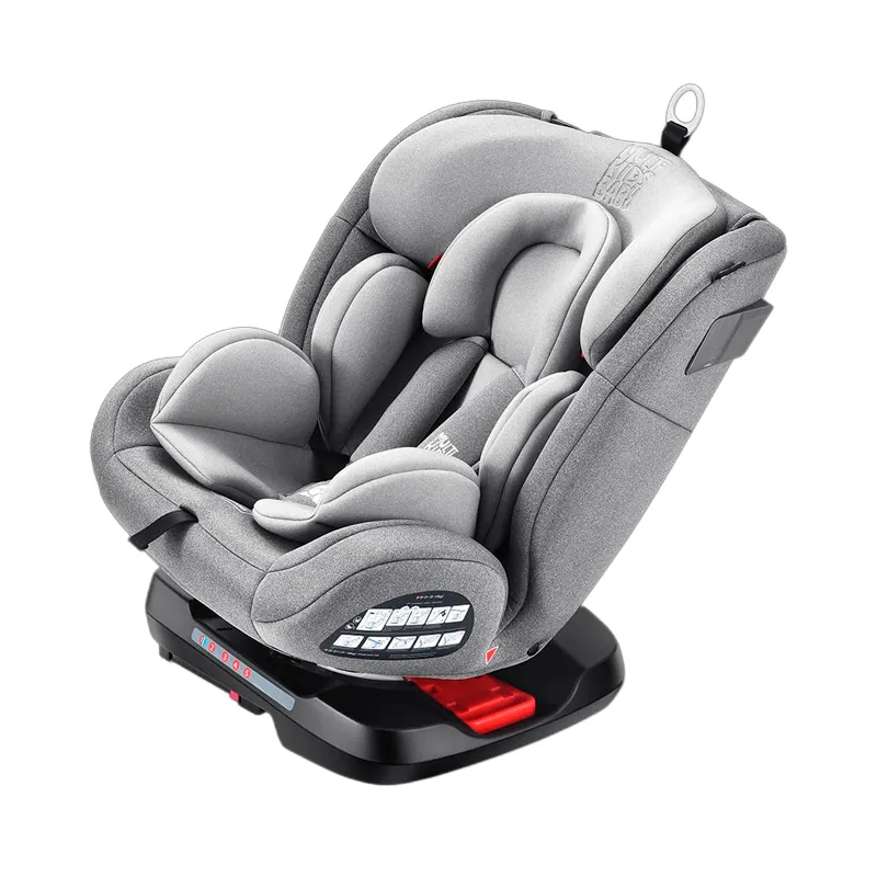 silla de auto giratoria 360° gris multikids