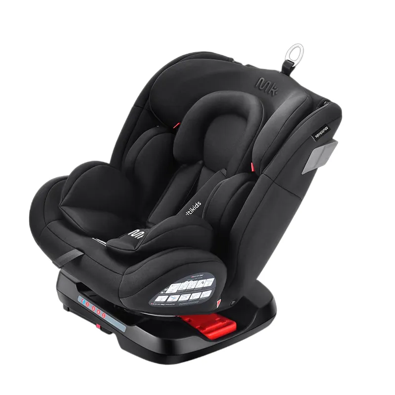 silla de auto giratorio 360° negro multikids