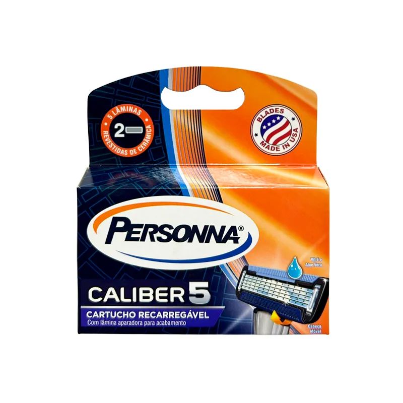 Refil para Caliber 5 Masculino Personna - Cont.2 unidadaes