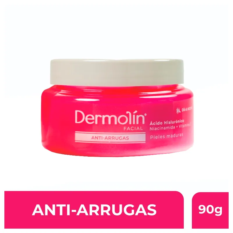 Crema Facial Antiarrugas Dermolin - Cont. 90 gr