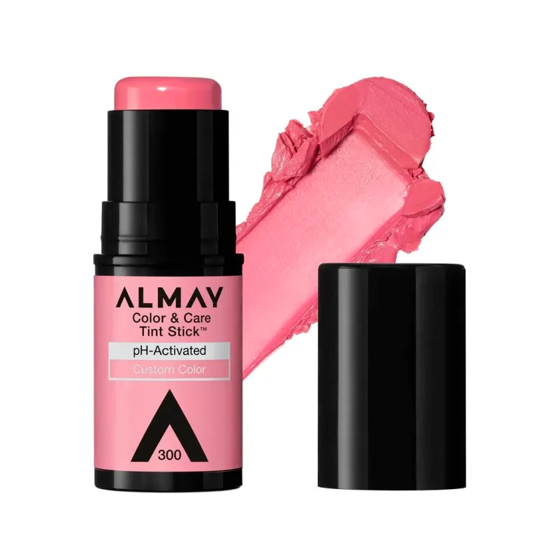 Tinte Rubor en Stick Rose Color y Care Almay