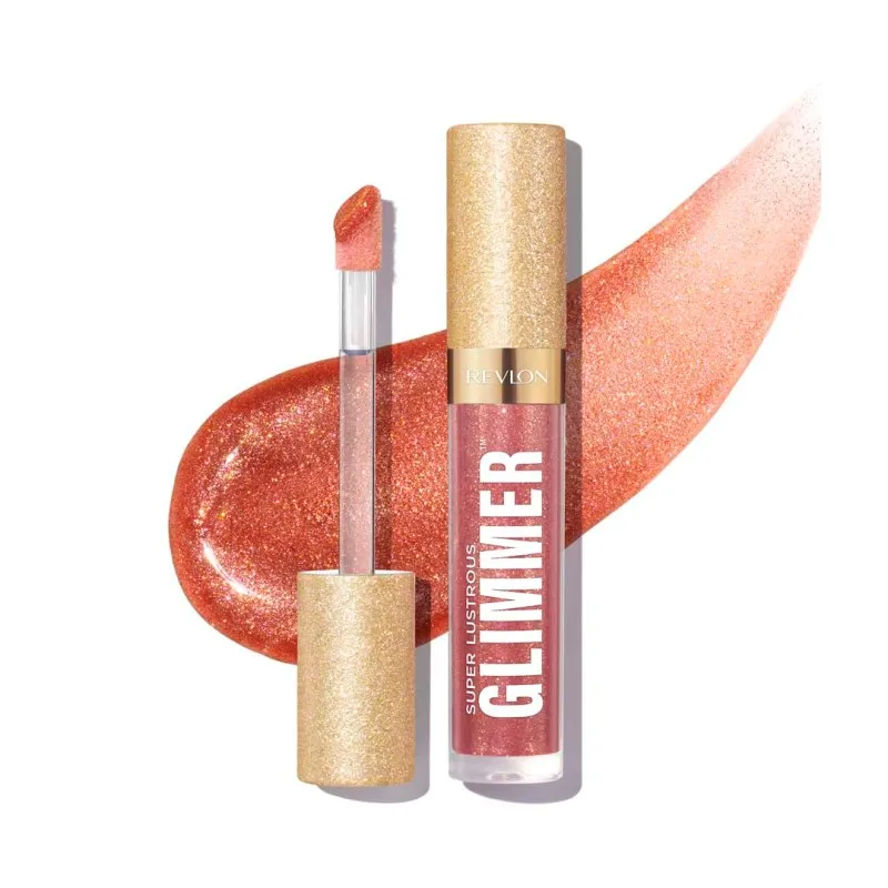 Brillo Labial Super Lustrous Glimmer Gloss Glazed Almond Revlon