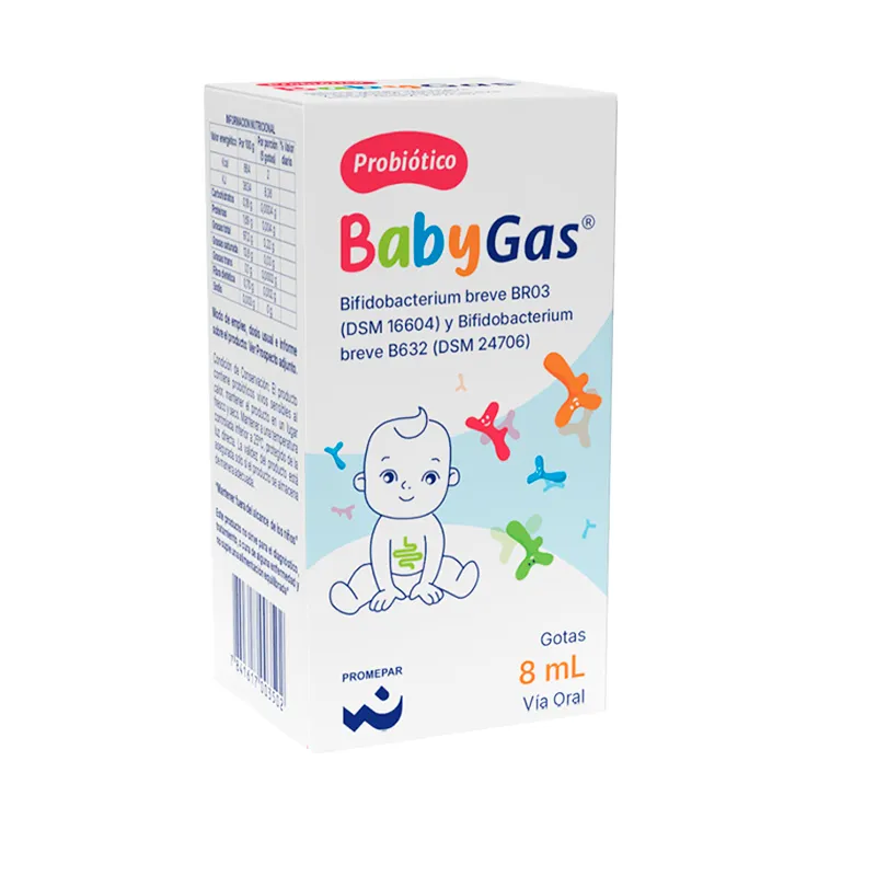 Baby Gas Probiótico Gotas - Cont. 8 mL