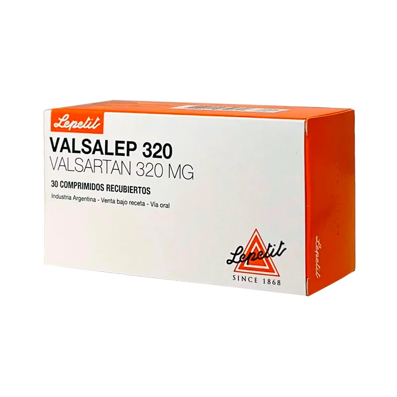 Valsalep Valsartan 320 mg - Cont. 30 Comprimidos Recubiertos