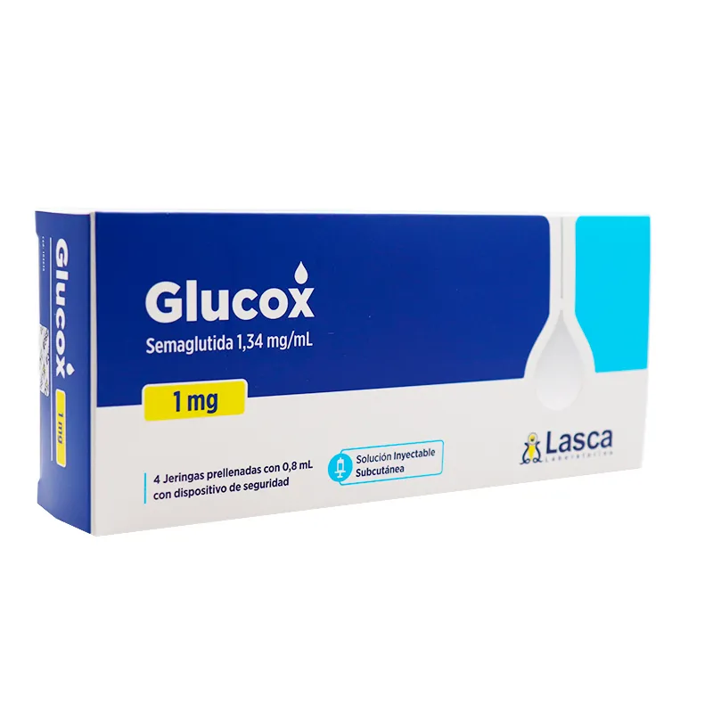 Glucox 1 mg Semaglutida 1,34 mg/ml - Cont. 4 Jeringas Prellenadas