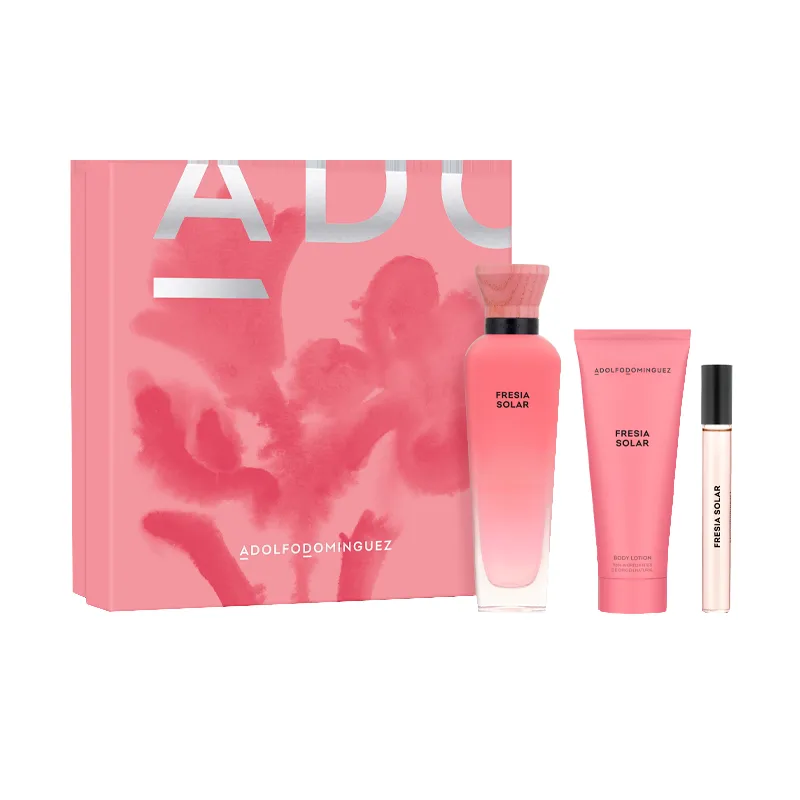Set Fresia Solar Eau de Parfum 120 ml+ 10+ Body Lotion 75 ml Adolfo Dominguez