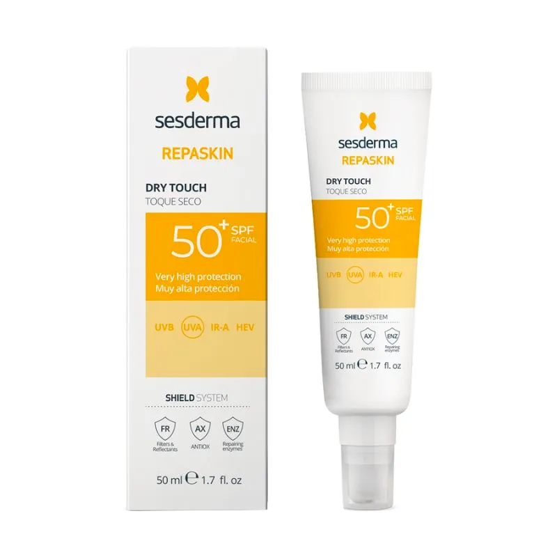Fotoprotector Facial Toque Seco Repaskin SPF50+ Sesderma - Cont. 50 mL