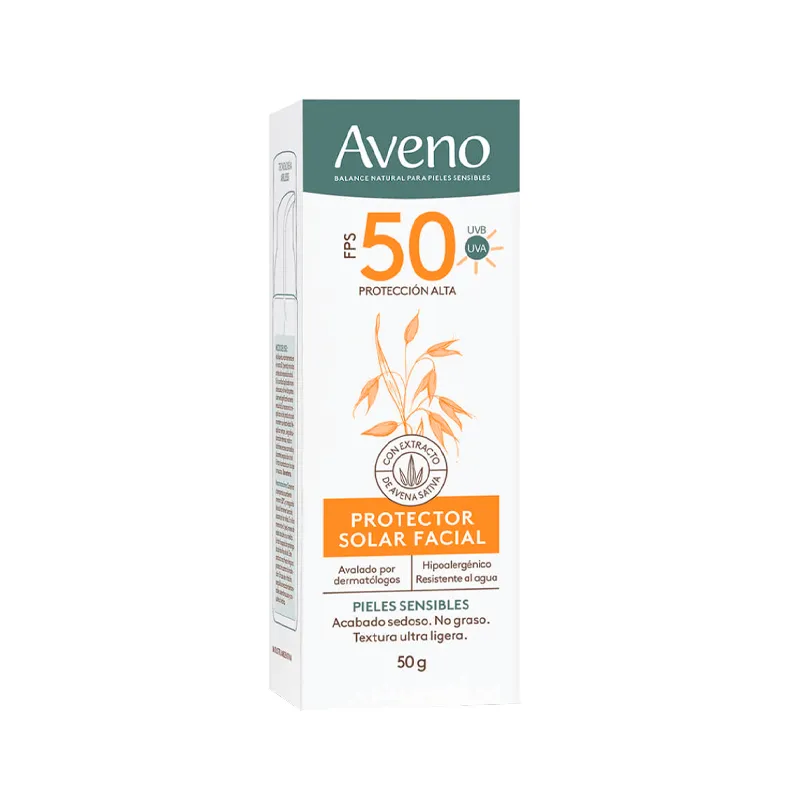 Protector Solar Facial FPS 50 Aveno - Cont. 50 gr