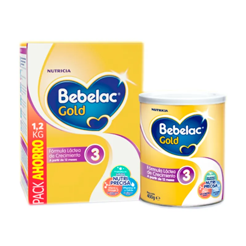 Bebelac Gold 3 Duopack 1200 gr + 400 gr
