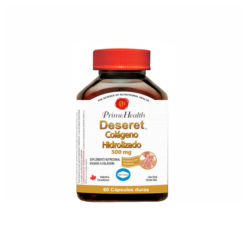 Deseret Colageno Hidrolizado 500 mg - Cont. 60 Capsulas