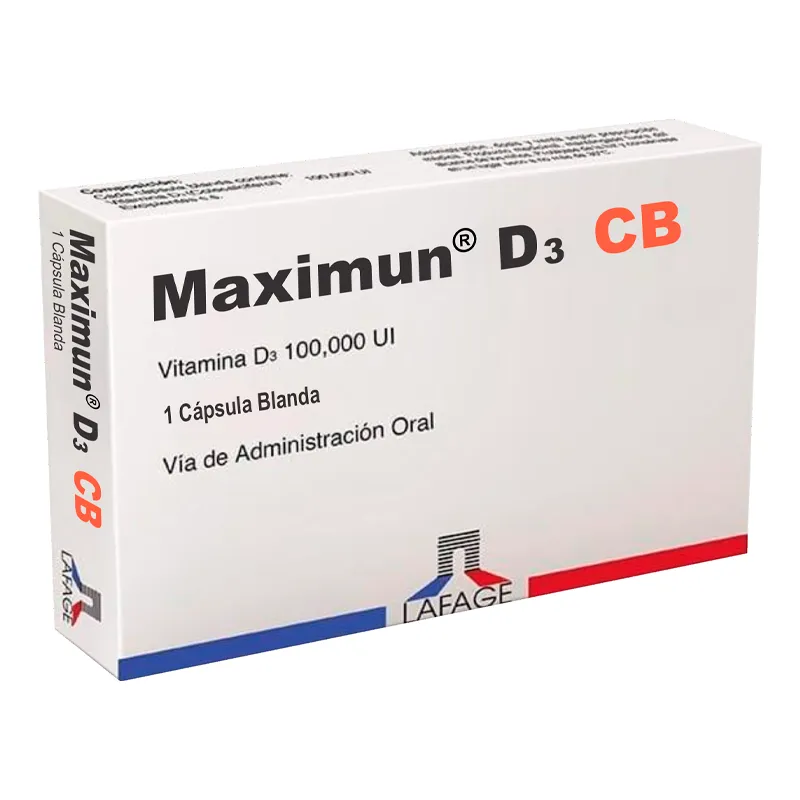 Maximun D3 Vitamina D3 100.000 UI - Cont. 1 Capsula