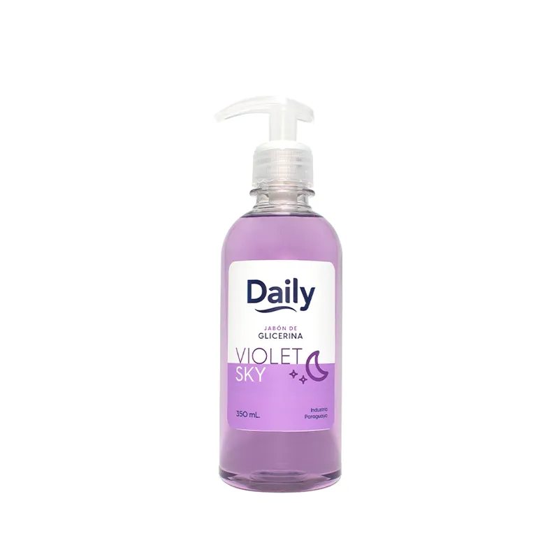 Jabón Liquido de Glicerina Violet Sky Daily - Cont.350 mL 
