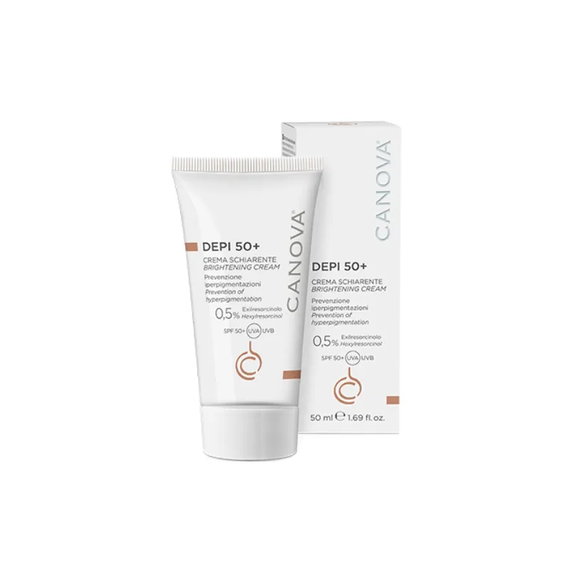Depi 50+ Brightening Cream Tube Canova - Cont. 50 mL