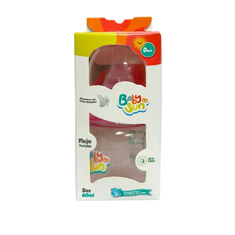 Mamadera 0m+ Flujo Variable Baby Sun - Cont.60 mL