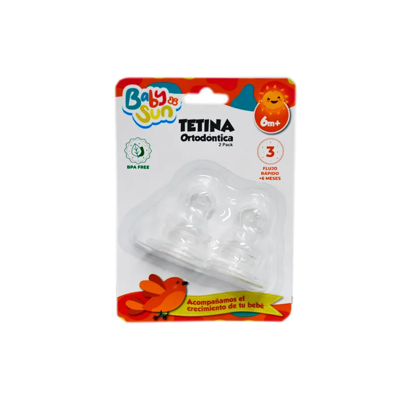 Tetina Ortodontica Babysun - Cont. 2 Unidades