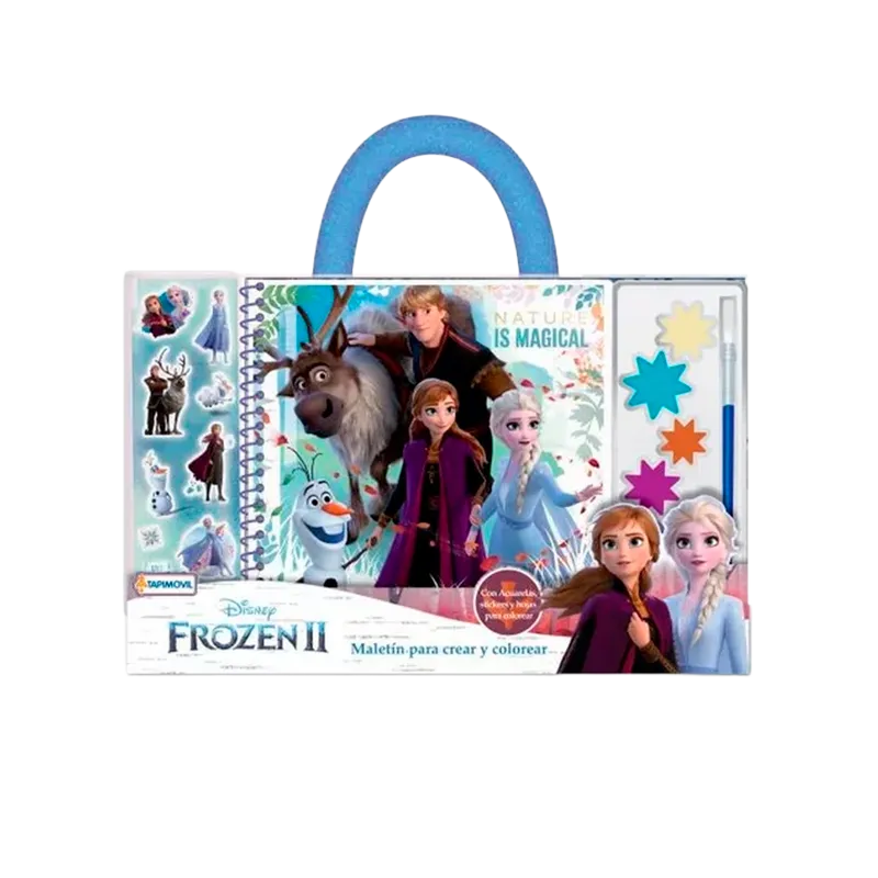 Maletin Frozen + Hojas y Stickers Mooving